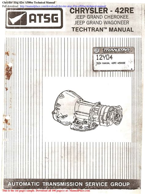 Chrysler a500se 42re transmission rebuild manual. - Nissan terrano r50 manual de servicio.