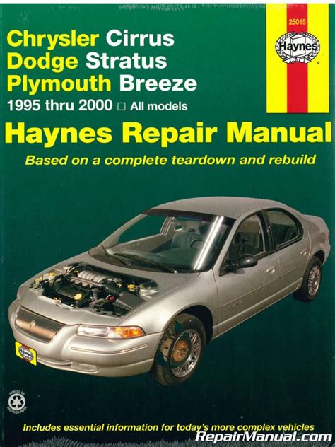 Chrysler cirrus dodge stratus plymouth breeze 1995 2000 haynes manuals. - Georgia colleges study guide for biology 1111.