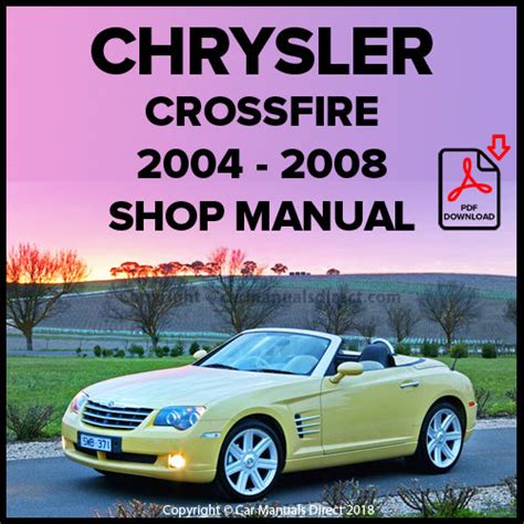 Chrysler crossfire coupe workshop repair manual 04 07. - Modelli di palloncini di carta velina.