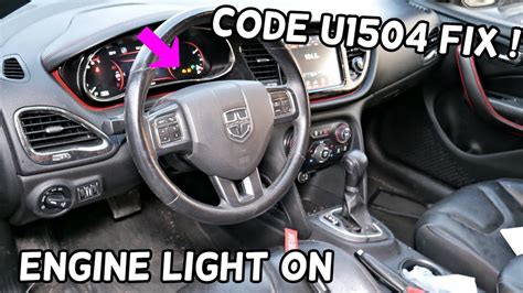 Dodge DTC U1504. Make: Dodge. Code: U1504. Definition: Implausible Message Data Length Received From Steering Angle Sensor. Description: An error length message has …. 