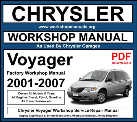 Chrysler grand voyager 2 8 crd repair manual. - Handbook for integrating risk analysis in the economic analysis of projects.