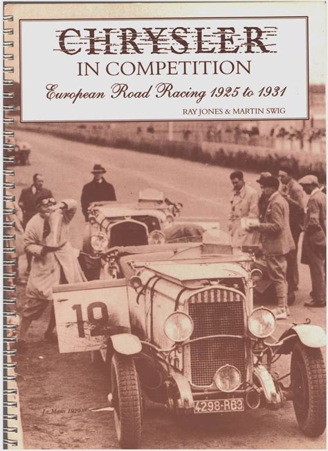 Chrysler in competition,: European road racing 1925 to 1931: …