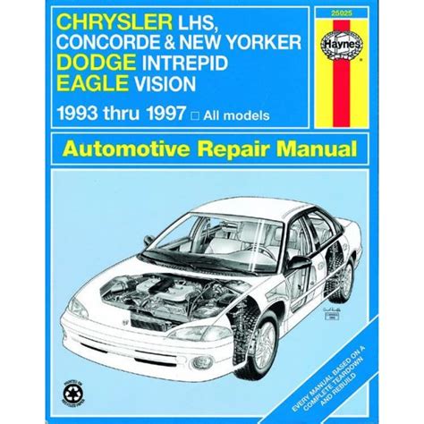 Chrysler lhs concorde new yorker dodge intrepid and eagle vision 1993 thru 1997 all models haynes repair manual. - Cutler hammer 100 amp manual transfer switch.