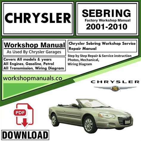 Chrysler sebring repair manual mod 97. - Kubota b1550 d tractor parts manual illustrated list ipl.