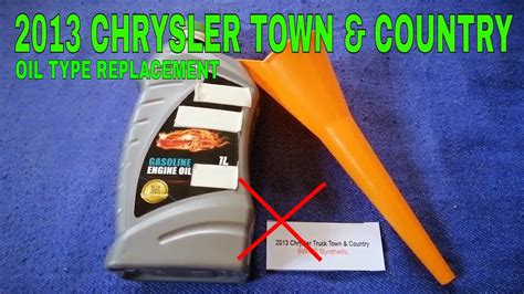 Chrysler town and country oil type. DIY Oil Change for a 2016 Chrysler Town & Country Vanuse a flat type screwdriver and 2 sockets a 1/2 Socket and a 24mm Socket for tools.I forgot to mention i... 