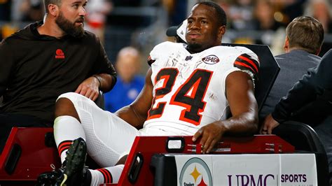 Chubb injury video. Nick Chubb suffered a very serious looking knee injury and in this video we'll review what we can learn from the initial footageNFL and Football Videos:https... 