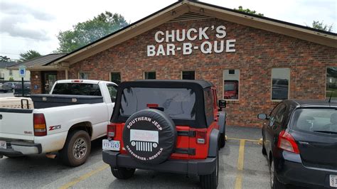 Chucks bbq. Specialties: We have the best BBQ around.Our menu is extensive and we have something for everyone. Established in 1952. Chucks was established in 1952. We have made some great improvements since then. 