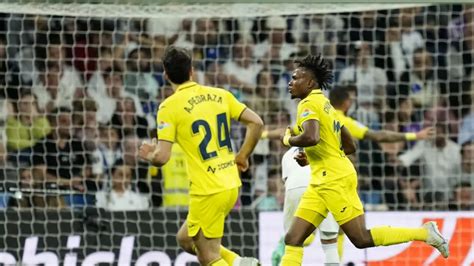 Chukwueze nets 2 as Villarreal stuns Madrid 3-2 at Bernabeu
