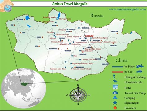 Chuluutiin Gol, Mongolia Map with Wikipedia Places