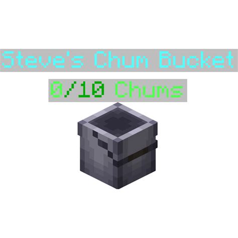 A Chum Bucket is an item that can be placed down and filled with Chum to attract Sea Creatures and get Chum. It can be used to buy items from Moby, the fishing shop, or upgrade to a Chumcap Bucket. Learn how to obtain, use, and craft Chum Buckets on Hypixel SkyBlock Wiki.. 