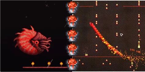 Chum terraria. A Blood Moon is a random event that takes place at night, from 7:30 PM to 4:30 AM, affecting only the surface layer. A Blood Moon can also be initiated when the player uses a Bloody Tear. It causes several hazards for its duration: Enemy spawns increase, even near the player's Home and NPCs (where enemies do not normally spawn), Zombies become able to open Doors, and Bunnies, Penguins, and ... 