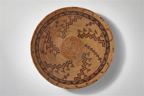 Chumash Polychrome Winnowing Tray American Indian Art