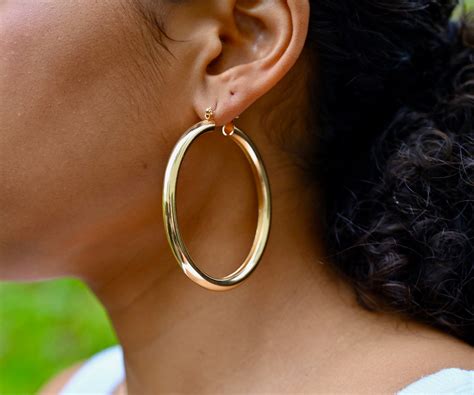 Chunky Hoops Ohrringe - Etsy