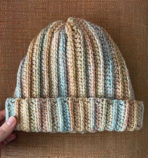 Chunky ribbed crochet hat pattern free.  There are literally thousands of free croche...