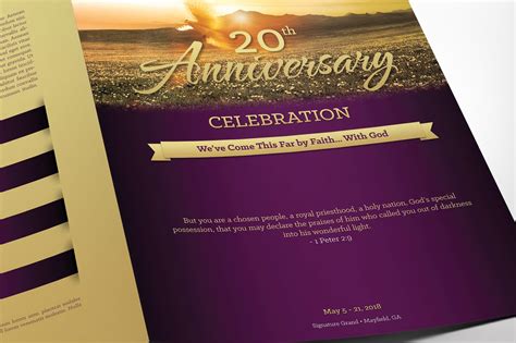 Church Anniversary Program Template