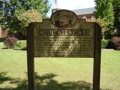 Church Circle Historical Marker - hmdb.org