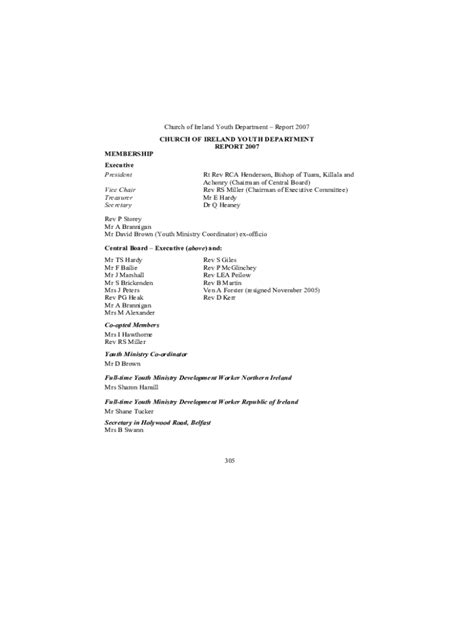 Church Departmental Report Template Doc - pdfFiller