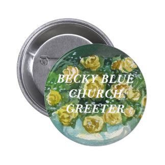 Church Greeter Buttons & Pins - No Minimum Quantity Zazzle