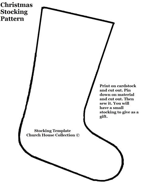 Church House Collection Blog How To Make A Small Stocking