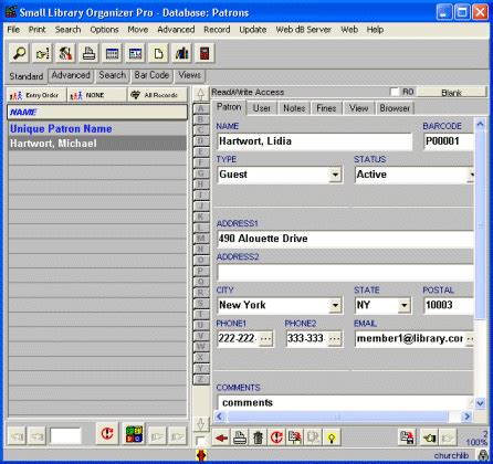 Church Library System Software - Free Download Church Library