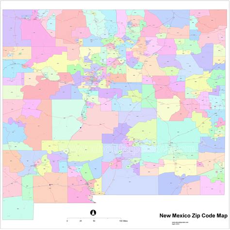 Church Rock, New Mexico (NM) Zip Code Map