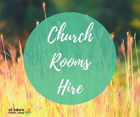 Church Rooms Hire - St Lukes Church Sway