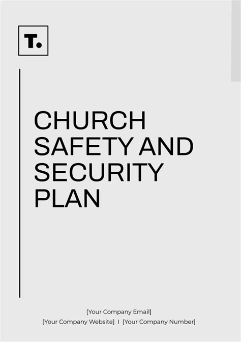 Church Safety And Security Plan Template