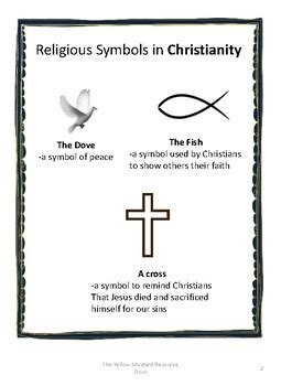 Church Symbols Teaching Resources TPT - TeachersPayTeachers