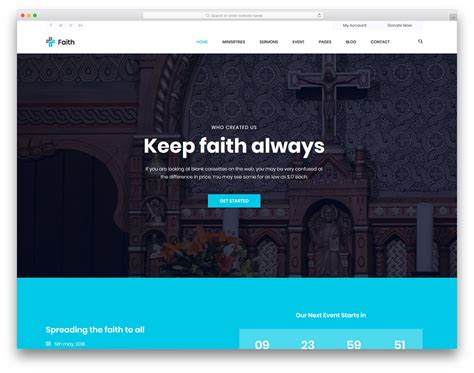 Church Website Templates Free Download