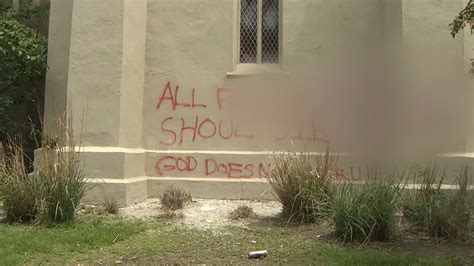 Church community in Jamaica Plain reacts after homophobic messages spray painted on wall