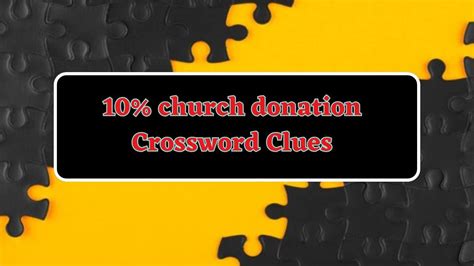 The Crossword Solver found 30 answers to "Thank you for the church donation!: 2 wds.", 8 letters crossword clue. The Crossword Solver finds answers to classic crosswords and cryptic crossword puzzles. Enter the length or pattern for better results. Click the answer to find similar crossword clues.. 