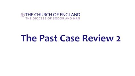 Church of England issues Past Cases Review 2 Law & Religion UK