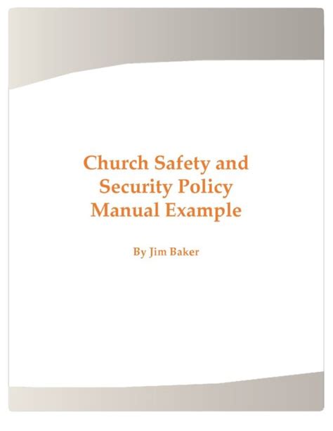 Church of god safety and security manual. - The leaders handbook spiral bound peter r scholtes.
