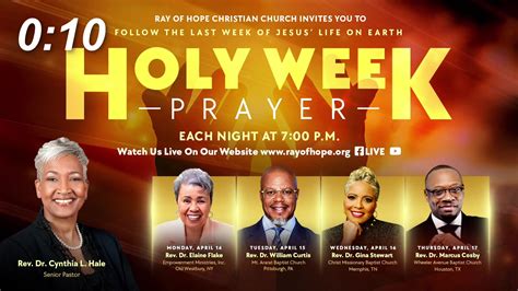 Church prayer video.  Hale, Founder & Senior Pastor We would like to show you a descr...