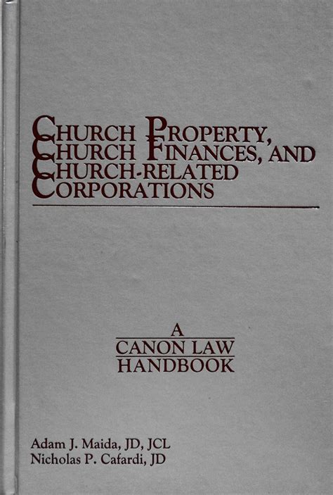 Church property church finances and church related corporations a canon law handbook. - Manual de propietarios de motosierra homelite ranger.