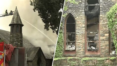 Church roof collapses during fire in Warrenton