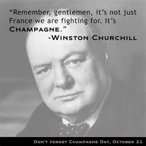 Churchill Quotes on Champagne - International Churchill Society