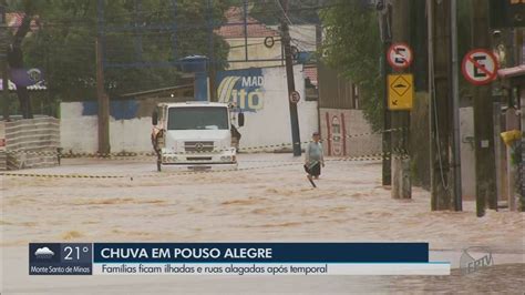 Chuva deixa famílias ilhadas em bairros de Pouso Alegre e …