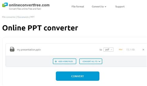 Chuyển PDF sang PPTX - OnlineConvertFree