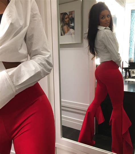 Ciara ass. Ciara is expecting her fourth child and third baby with her Denver Broncos quarterback husband, Russell Wilson. The couple, who tied the knot in 2016 announced in August they were expecting ... 