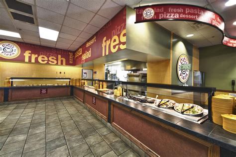 Now, two Cicis employees staff the buffet line, one to se