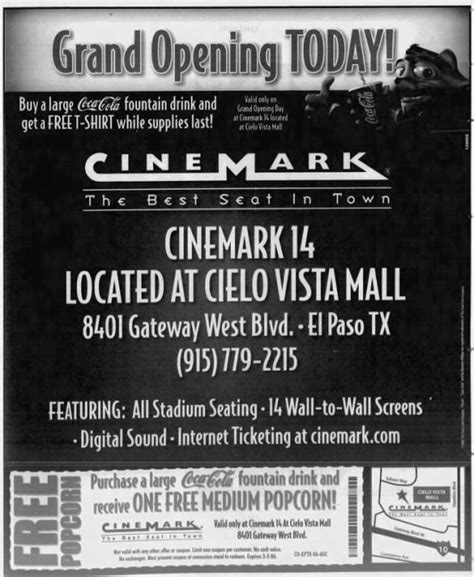 Cielo vista movies showtimes. Regal Cielo Vista Stadium 18 & RPX. 2828 Cinema Ridge, San Antonio, TX 78201, USA. Map and Get Directions. (844) 462-7342 ext. 374. Call for Prices or Reservations. 
