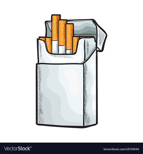 Cigarette Box Drawing