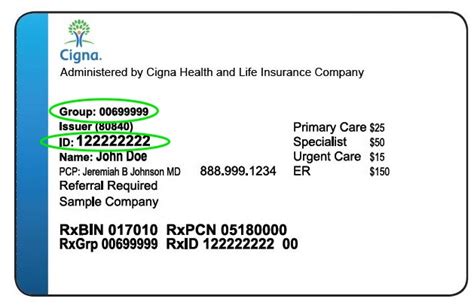 Cigna Insurance Group Number