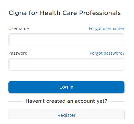 Cigna provider portal. Register as Healthcare Professional. Please note that accounts inactive for more than 24 months are deactivated as a security precaution. If your account has been deactivated, please create a new account; all prior data will be available through this new account. 800-877-1122. 406-721-2222. 