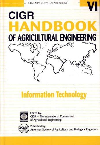 Cigr handbook of agricultural engineering by international commission of agricultural engineering. - Yanmar 1 gm 10 service manual.
