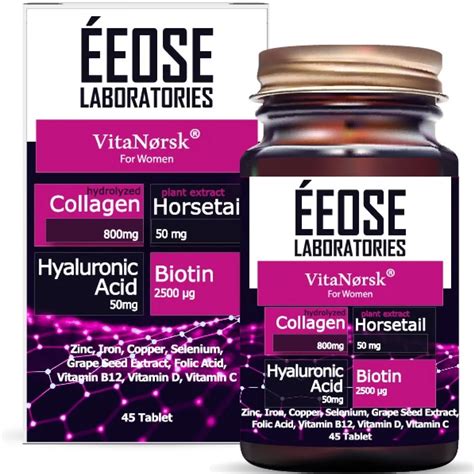 Cilt Bakımı EEOSE ÉEOSE VitaNorsk COLLAGEN TABLET.