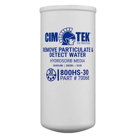 Cim-Tek 70068 800HS-30 30 Micron Hydrosorb Fuel Dispenser Filter