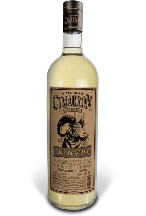 Cimarron tequila. Tequila Cimarron Blanco Tequila (1 Liter) from Jalisco, Mexico - Cimarron Tequila from Atotonilco, Jalisco is distilled from agave hillside agave grown at 4,620' elevation, where plant sugars reach an average of 24-26° Brix. ... 