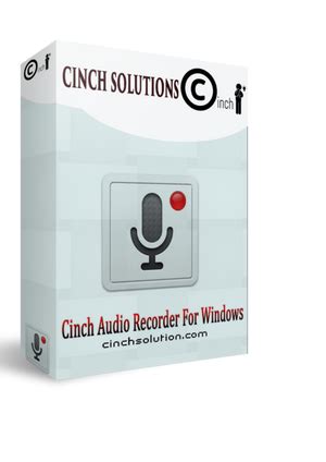 Cinch Audio Recorder 4.0.3 Crack 2023 With License Key 